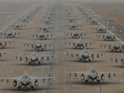 F-16 Elephant Walk At Kunsan Air Base, South Korea