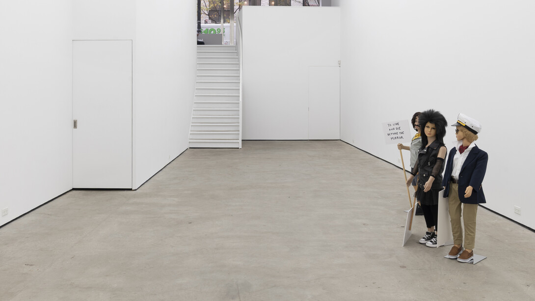 John Miller, Virtual encounters, exhibition view. Courtesy of Maxwell Graham Gallery