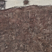 Le géologue (serie Tables paysagées, paysages du mental, pierres philosophiques, 1950 Fondation Gandur pour l'Art, Genéve
