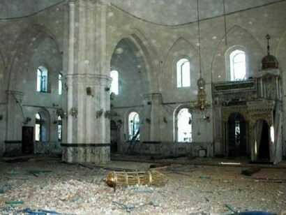 Mosquee destroyed in Homs