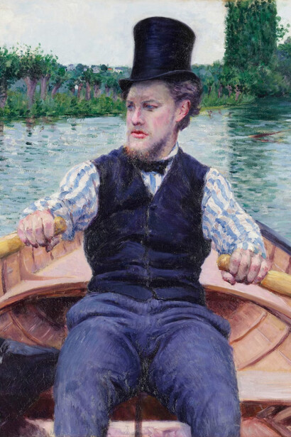 Gustave Caillebotte, Boating party (detail), about 1877–78. Courtesy of the Art Institute of Chicago