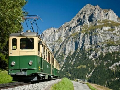 The train can sometimes be a passport to beautiful landscapes