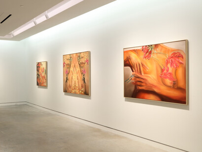 Célia Rakotondrainy, From one shore to another, my name might not be the same, installation view, photo by Mike Jensen. Courtesy of UTA Artist Space