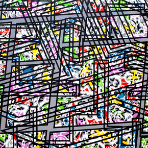 Bernard Cohen, Place Games, 2013, Acrylic on Linen, (c) Bernard Cohen, Courtesy of Flowers Gallery London and New York