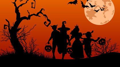 The night of Halloween