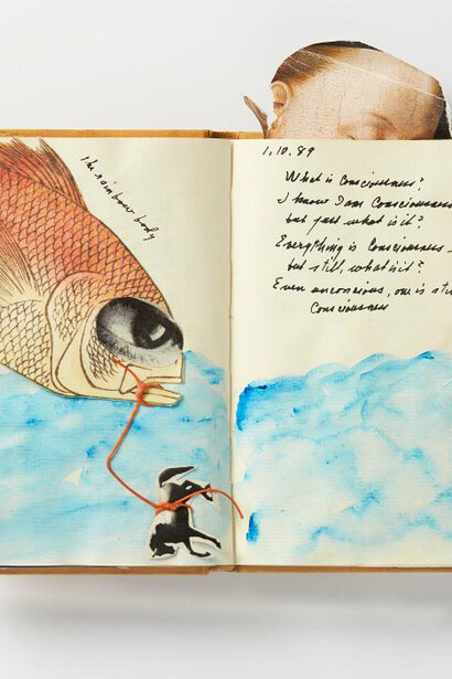Lenore Tawney, Sketchbook, c. 1985–89. Courtesy of the Lenore G. Tawney Foundation, New York. Photo: Rich Maciejewski, 2018.