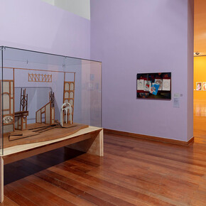 Flávio Império: hai la volontà ed è gratis, vista della mostra. Per gentile concessione della Pinacoteca