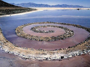 Spiral Jetty is an earthwork sculpture constructed in April 1970 that is considered to be the most important work of American sculptor Robert Smithson. Smithson documented the construction of the sculpture in a 32-minute color film also titled Spiral Jetty. Built on the northeastern shore of the Great Salt Lake near Rozel Point in Utah entirely of mud