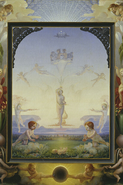 Philipp Otto Runge, Der Morgen (erste Fassung), 1808. Mit freundlicher Genehmigung der Hamburger Kunsthalle