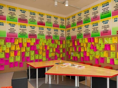 Homeroom, La escuela___. Education as resistance, exhibition view. Courtesy of MoMA PS1