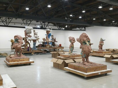 Paul McCarthy, Raw Spinoffs Continuations, Exhibition view. Courtesy of Hauser & Wirth