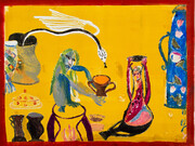 Rosie Vohra, Eleven Pots and a Snake with Breeding Wings