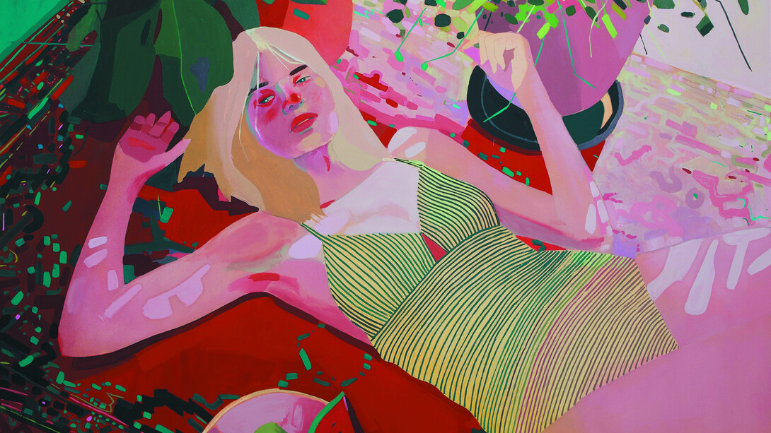 Patrick Puckett, Watermelon (detail), 2026. Courtesy of Wally Workman Gallery