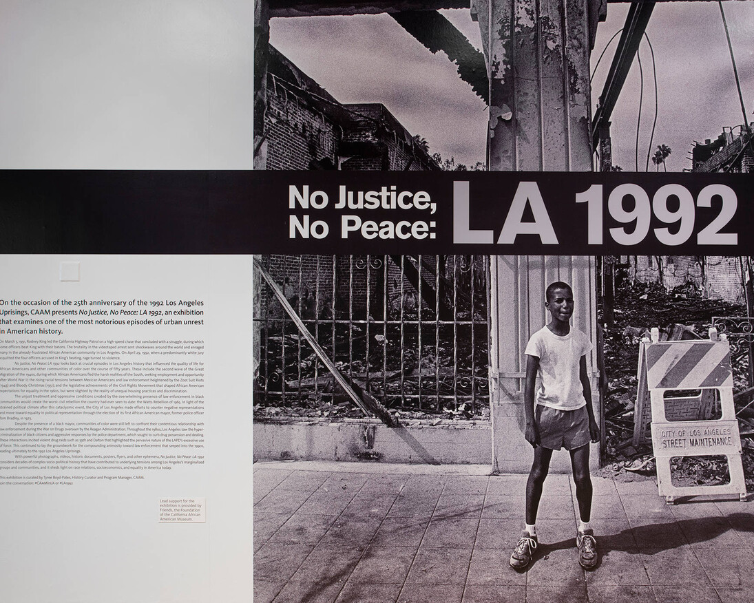 No Justice, No Peace. Courtesy of CAAM 