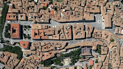 Veduta aerea di Perugia