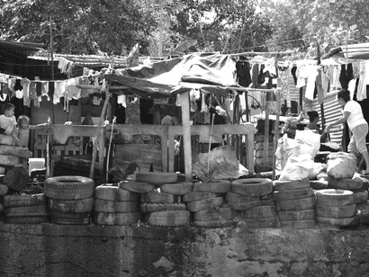 Barriada pobre en Nicaragua