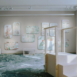 Various artists, Habitat Graz, exhibition view. Courtesy of Graz Museum