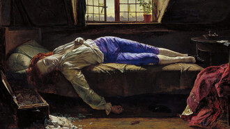 Henry Wallis, La muerte de Chatterton (detalle)
