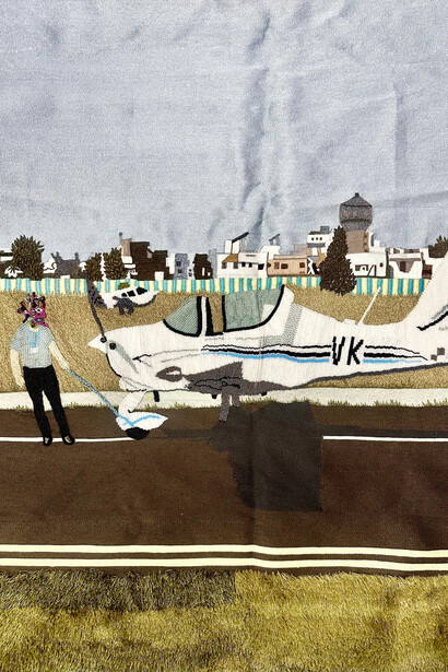 Viraj Khanna, Just a regular sunday (detail). Courtesy of GR gallery 