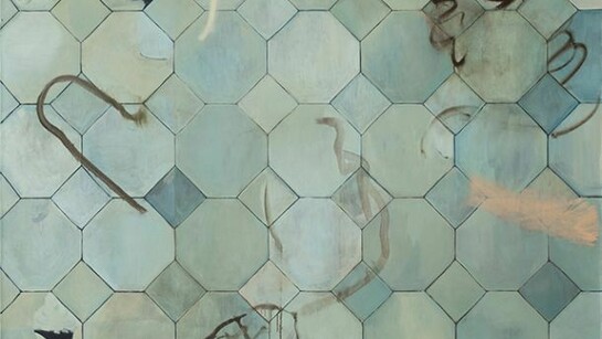 Benjamin Brett, detail of Metencle, 2013, oil on canvas, 74.8 x 92.5 in (190 x 235 cm)