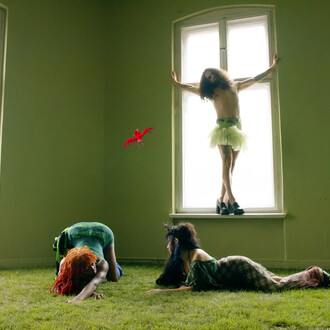 Juliana Huxtable, Pretty canary (video still), 2023. Courtesy of Turku Art Museum