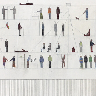 Aurelija Zaburaitė, The lineup. Courtesy of Pamėnkalnio Gallery