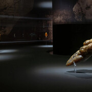 Jeff Koons, Venus Lespugue, exhibition view. Courtesy of Museum of Cycladic Art 