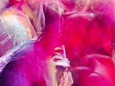 En el festival también había visto que la luna se movía
