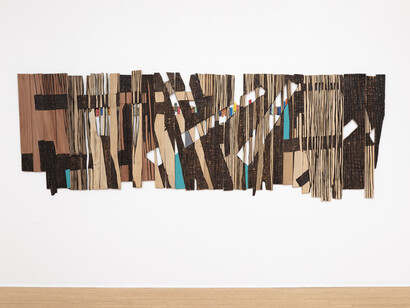 El Anatsui, Conjugation, 2024. Courtesy of October Gallery