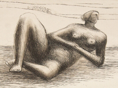 Two reclining figures