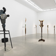 Francesco Simeti, Tutti giù per terra, exhibition view. Courtesy of Francesca Minini