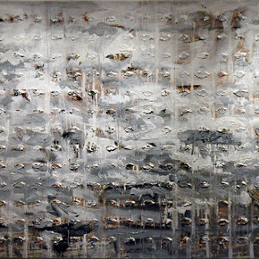Thaier Helal, Untitled, 2009, Mixed media on canvas, 140 x 200 cm