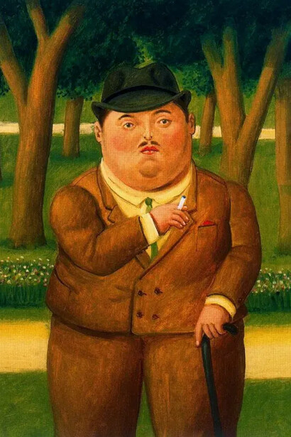Fernando Botero, En el parque (1990)
