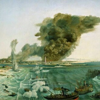 Withdrawal from Dunkirk, June 1940 by Richard Eurich, © National Maritime Museum