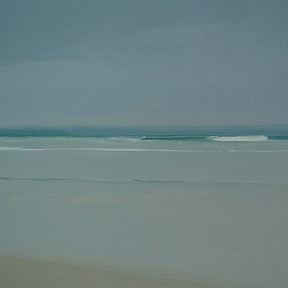 Sara MacCulloch, Waves, 2014, Oil on canvas, 16 x 16 in.