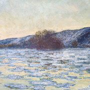 Claude Monet, Eisschollen im Dämmerlicht, 1893. Mit freundlicher Genehmigung des Unteren Belvedere