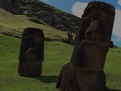 The Moai statues on Easter Island, Chile, stand as enigmatic sentinels of a mysterious ancient civilization, captivating visitors with their monumental presence