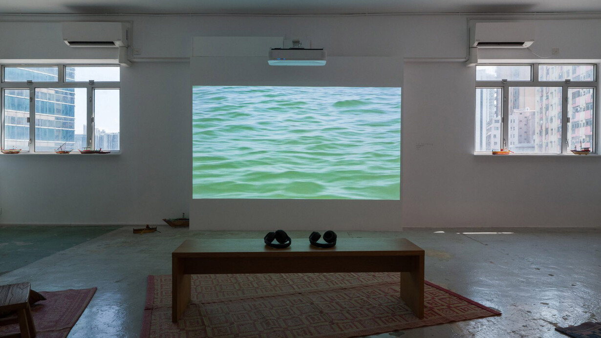 Shahana Rajani, In drawing, in remembrance, exhibition view. Courtesy of Para Site