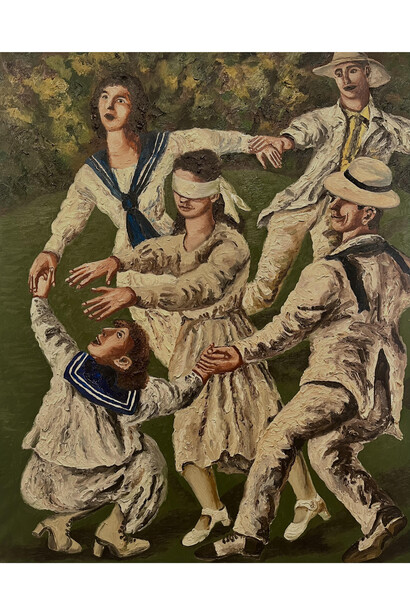 Natalya Nesterova, Blindman's Bluff. Courtesy of Hal Bromm