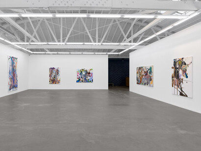 Maggie Michael, Root chords, Earth to sky, exhibition view. Courtesy of Luis De Jesus Los Angeles
