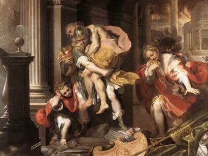 Federico Barocci, Fuga di Enea da Troia