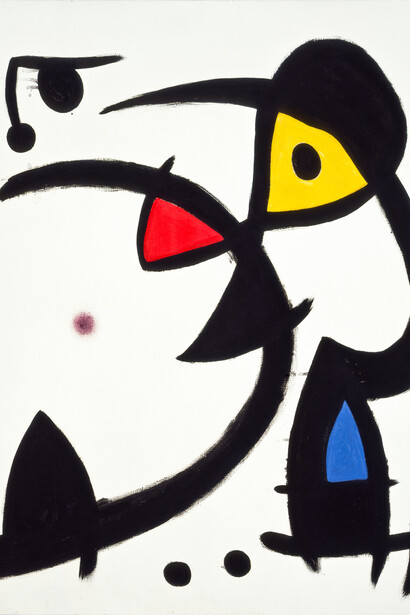 Joan Miró, Untitled, Oil on canvas © Successió Miró by SIAE 2017 Archive Fundació Pilar i Joan Miró a Mallorca © Joan Ramón Bonet