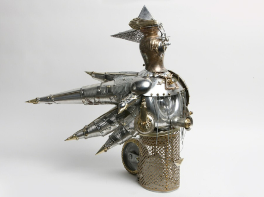 Sasha Meret, Delta Knight Nursing A Defense Strategy, 2017. Courtesy of Gallery Shchukin 