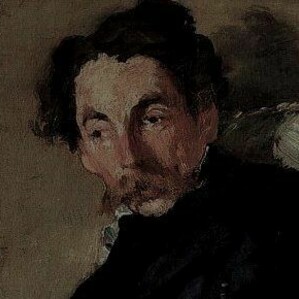 Stéphane Mallarmé retratado por Manet