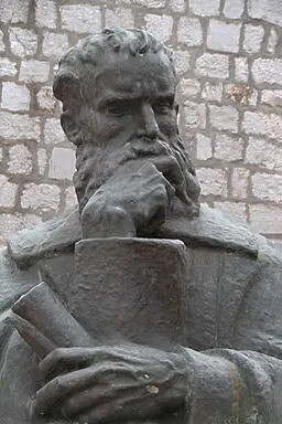 Estatua de Petar Hektorović, isla de Hvar, Croacia