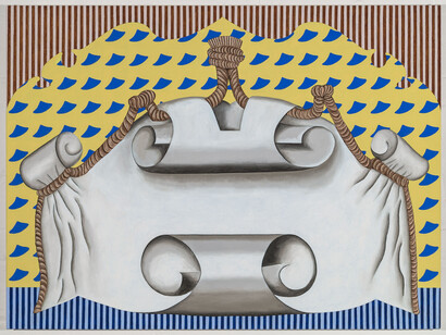 Jason Silva, Side-to-Side, 2014, Oil on canvas, 27” x 36”