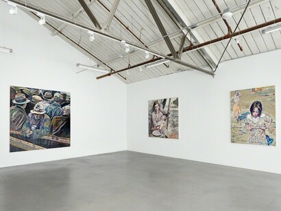 Hung Liu, Exhibition view. Courtesy of Rena Bransten Gallery