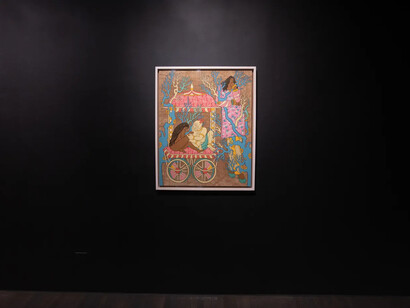 Haya Zaidi, Up against, exhibition view. Courtesy of Kavi Gupta Gallery