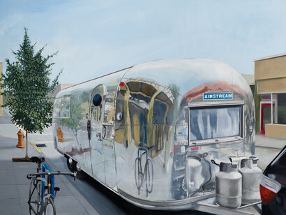 Gabe Fernandez, Glisan street airstream. Courtesy of Patricia Rovzar Gallery