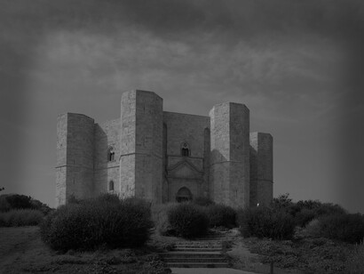 Castel del Monte, Puglia, Italia. Fortezza medievale fatta costruire da Federico XX di Svevia. I corzetti diventarono popolari nel corso del Medioevo
